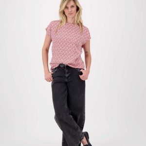 printed satin top | multicolor