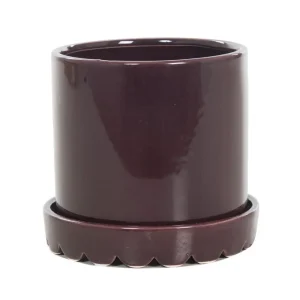 Bloempot aubergine