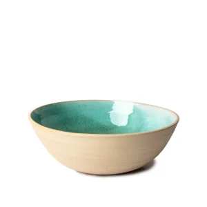 AB Ceramics Serveerschaal Wit Groen D23