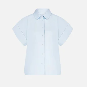 pixie chambray blouse