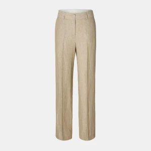 SLWWIDE IDA MW LINEN PANT