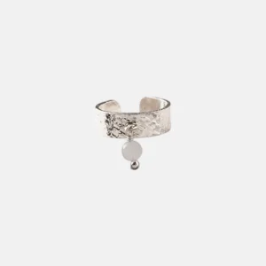 Relief Ear Cuff Blue Lace Agate