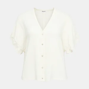 OBJFRAME 2/4 V-NECK RE TOP NOOS