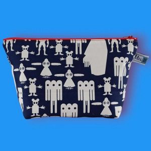 Unieke toilettas handgemaakt